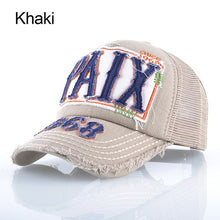 Load image into Gallery viewer, Outdoors Casual Hats For Women Summer Breathable Mesh 1968 PAIX Baseball Cap Unisex Snapback Trucker Hat 2018 Bones Masculino
