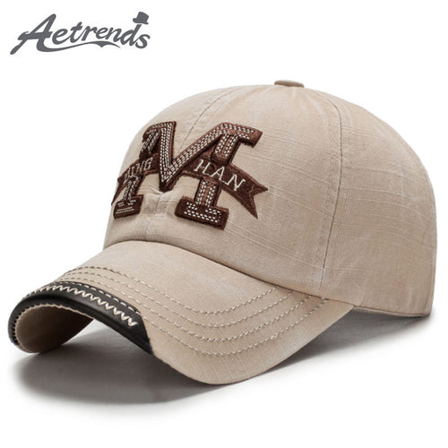 [AETRENDS] Fashion baseball cap racing bike basketball hat russia denim cotton skateboard sports caps bone trucker hats Z-6117
