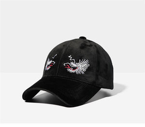 Dad Hat Velvet Trucker Cap