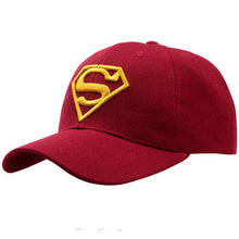 Load image into Gallery viewer, Superman Trucker Cap Snapback Baseball Caps Dad Hats For Women Men Hip Hop Hat Summer Fashion Cotton Sun Hat Casual Adjustable