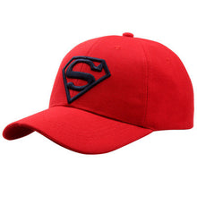 Load image into Gallery viewer, Superman Trucker Cap Snapback Baseball Caps Dad Hats For Women Men Hip Hop Hat Summer Fashion Cotton Sun Hat Casual Adjustable