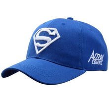 Load image into Gallery viewer, Superman Trucker Cap Snapback Baseball Caps Dad Hats For Women Men Hip Hop Hat Summer Fashion Cotton Sun Hat Casual Adjustable
