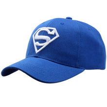 Load image into Gallery viewer, Superman Trucker Cap Snapback Baseball Caps Dad Hats For Women Men Hip Hop Hat Summer Fashion Cotton Sun Hat Casual Adjustable