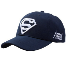 Load image into Gallery viewer, Superman Trucker Cap Snapback Baseball Caps Dad Hats For Women Men Hip Hop Hat Summer Fashion Cotton Sun Hat Casual Adjustable