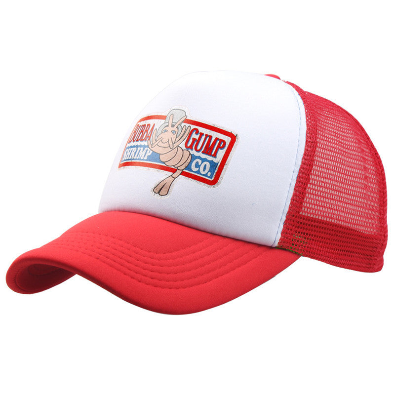 Forrest Gump Trucker Hat Mesh Baseball Cap Men Dad Hats For Women Snapback Summer Printed Cotton Hip Hop Caps Adjustable Casual