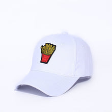 Load image into Gallery viewer, Funny Baseball Cap French Fries Hamburger Dad Hat Women Embroidery Men Hip Hop Snapback Caps Summer Curved Brim Trucker Hats