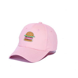 Funny Baseball Cap French Fries Hamburger Dad Hat Women Embroidery Men Hip Hop Snapback Caps Summer Curved Brim Trucker Hats