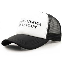 Load image into Gallery viewer, Dad Hat Make America Great Again Snapback Baseball Cap Women Donald Trump Men Hip Hop Caps Mesh Casual Trucker Hats Adjustable