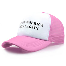 Load image into Gallery viewer, Dad Hat Make America Great Again Snapback Baseball Cap Women Donald Trump Men Hip Hop Caps Mesh Casual Trucker Hats Adjustable