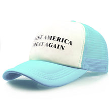 Load image into Gallery viewer, Dad Hat Make America Great Again Snapback Baseball Cap Women Donald Trump Men Hip Hop Caps Mesh Casual Trucker Hats Adjustable