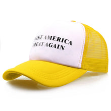 Load image into Gallery viewer, Dad Hat Make America Great Again Snapback Baseball Cap Women Donald Trump Men Hip Hop Caps Mesh Casual Trucker Hats Adjustable