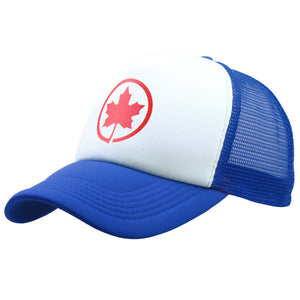 New Canada Trucker Baseball Cap Summer Dad Hat Maple Leaf Print Mesh Hats For Women Men Snapback Hip Hop Cotton Caps Adjustable