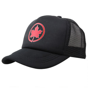 New Canada Trucker Baseball Cap Summer Dad Hat Maple Leaf Print Mesh Hats For Women Men Snapback Hip Hop Cotton Caps Adjustable