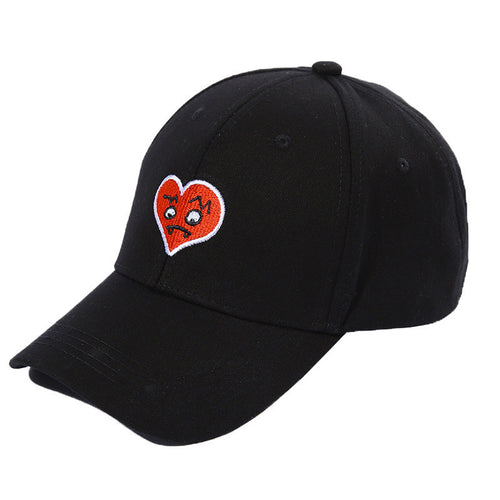 New 2018 Dad Hat Snapback Baseball Cap Trucker Hats For Women Men Heart Embroidery Hip Hop Adjustable Summer Funny Unisex Caps