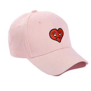 New 2018 Dad Hat Snapback Baseball Cap Trucker Hats For Women Men Heart Embroidery Hip Hop Adjustable Summer Funny Unisex Caps