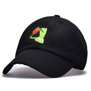 New Frog Tea Pepe Dad Hat Embroidery Baseball Caps Skull Black Snapback Trucker Hats Summer Heart Hip Hop Rapper Cap Adjustable