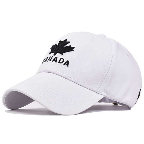 CANADA Maple Leaf Embroidery Dad Hat Cotton Trucker Baseball Cap Summer Snapback Hip Hop Hats For Women Men Summer Sun Visor Cap