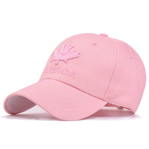 CANADA Maple Leaf Embroidery Dad Hat Cotton Trucker Baseball Cap Summer Snapback Hip Hop Hats For Women Men Summer Sun Visor Cap