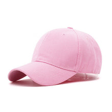 Load image into Gallery viewer, Snapback Baseball Cap Canvas White Dad Hat Women Plain Trucker Hats Men Summer Casual Solid Hip Hop Black Hats Golf Adjustable