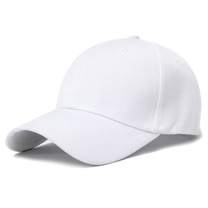 Snapback Baseball Cap Canvas White Dad Hat Women Plain Trucker Hats Men Summer Casual Solid Hip Hop Black Hats Golf Adjustable