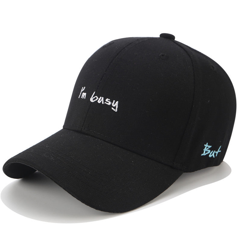 Embroidery Letter Baseball Cap