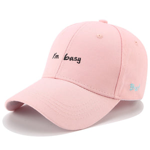 Embroidery Letter Baseball Cap