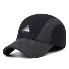 Load image into Gallery viewer, [AETRENDS] Wool Cap Ears Mens Baseball Caps Russia Winter Festival Brand Man Hat Sport Polo Golf Band Hats Bone Trucker Z-5003