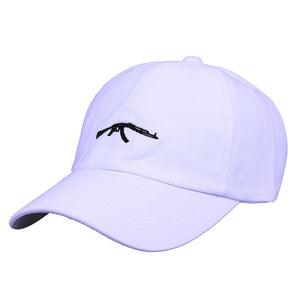 Summer Cotton Uzi Gun Baseball Cap US Fashion Ak47 Snapback Caps for Men Hip Hop Dad Hat Casual Women Embroidery Trucker Hat