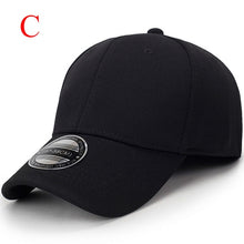 Load image into Gallery viewer, solid unisex black baseball cap men snapback hat  women cap flexfit fitted hat Closed  Male full cap  Gorras Bones trucker hat