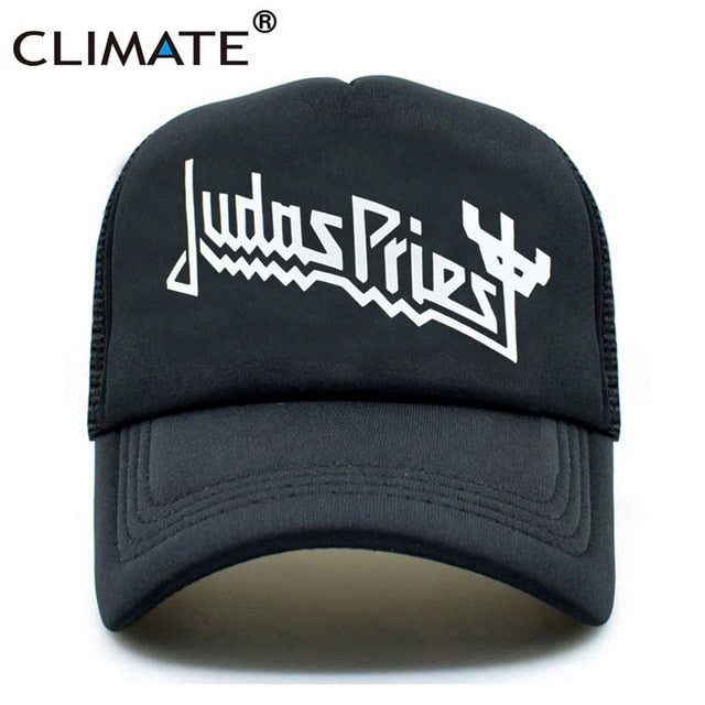 CLIMATE Men Women Trucker Caps Priest Cap Men Fans Hot Summer Black Baseball Mesh Net Trucker Cap Hat