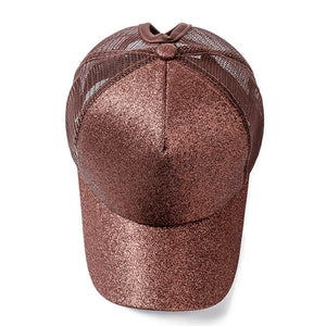 Glitter Baseball Cap Snapback Dad Hat