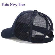 Load image into Gallery viewer, New 2018 Women Ponytail Baseball Cap Messy Bun Dad Hats Summer Snapback Mesh Trucker Hat Casual Girls Hip Hop Adjustable Caps