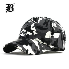 Load image into Gallery viewer, [FLB]  Snow Camo Baseball Cap Men Tactical Cap Camouflage Snapback Hat For Men High Quality Bone Masculino Dad Hat Trucker F187