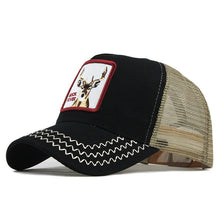 Load image into Gallery viewer, [FLB] Baseball Cap For Men Women Summer Mesh Embroidery Buck Trucker Bones Snapback Hip Hop Hat Casual Cotton Casquette Cap F193