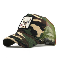 Load image into Gallery viewer, [FLB] Baseball Cap For Men Women Summer Mesh Embroidery Buck Trucker Bones Snapback Hip Hop Hat Casual Cotton Casquette Cap F193