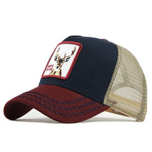 Load image into Gallery viewer, [FLB] Baseball Cap For Men Women Summer Mesh Embroidery Buck Trucker Bones Snapback Hip Hop Hat Casual Cotton Casquette Cap F193