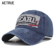 Load image into Gallery viewer, AETRUE Washed Baseball Cap