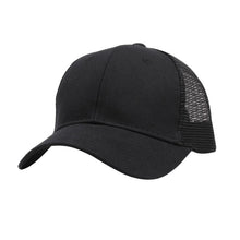 Load image into Gallery viewer, Men Women Mesh Patchwork Ponytail Baseball Cap Unisex Breathable Adjustable Snapback Trucker Golf Peaked Hat Outdoor Headwear