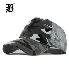 Load image into Gallery viewer, [FLB] Camo Mesh Baseball Cap Men Camouflage Caps Masculino Summer Hat Men Army Cap Trucker Snapback Hip Hop Dad Hat F141