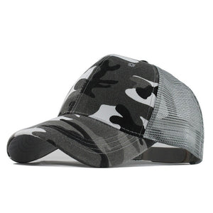 [FLB] Camo Mesh Baseball Cap Men Camouflage Caps Masculino Summer Hat Men Army Cap Trucker Snapback Hip Hop Dad Hat F141