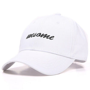 Unisex Embroidery Letter AWELAME Baseball Cap beisebol Cap Casual Hip Hop Cap