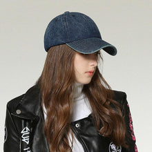 Load image into Gallery viewer, COKK 2018 New Denim Baseball Cap Women Washed Cotton Snapback Hats For Women Men Trucker Cap Dad Hat Female Bone Gorra Casquette